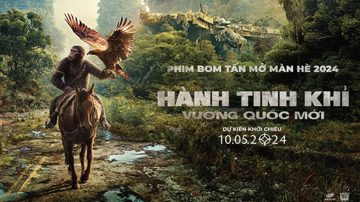 Movie Poster Hành Tinh Khỉ: Vương Quốc Mới (2024)