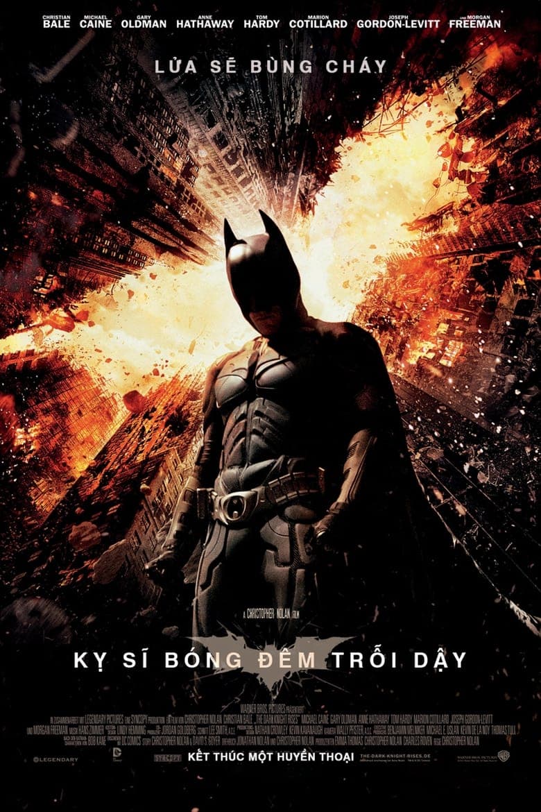 Movie Poster Batman : Kỵ Sĩ Bóng Đêm Trỗi Dậy